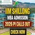 IIM Shillong MBA Admission 2026 PI Calls Out; Check Now @iimshillong.ac.in